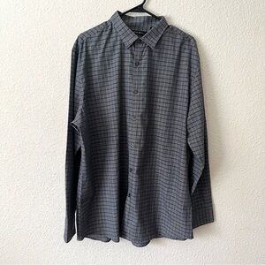 A [X]IST Check Plaid Long Sleeve Button Down Shirt Men’s Size XL